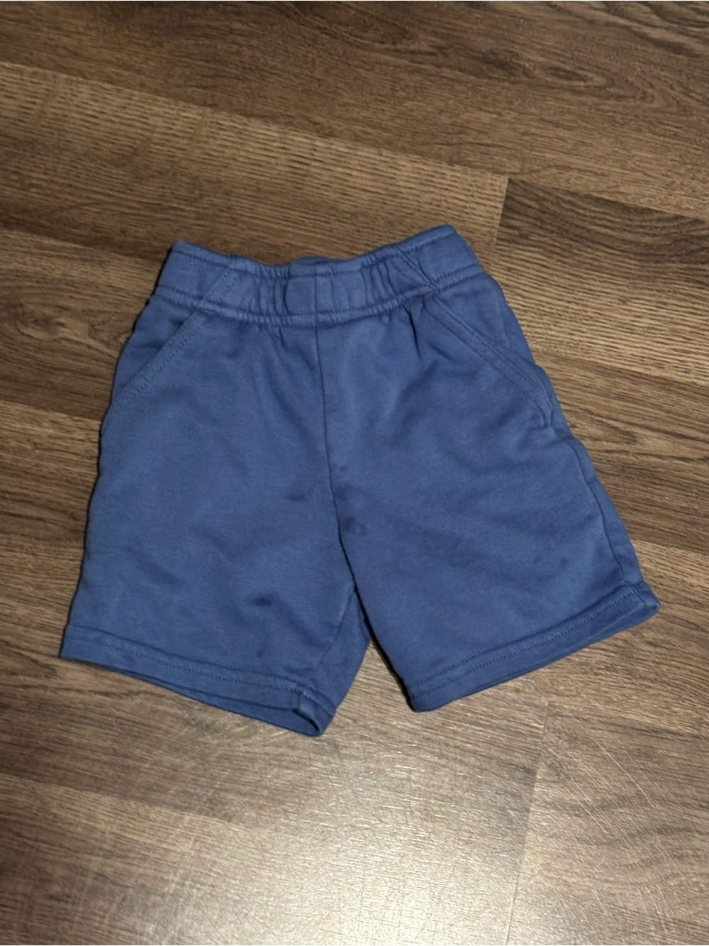 Kids Green and Blue Pull-On Shorts Set - Picture 2 of 7